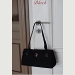 Ivy Bag - Suede in Black
